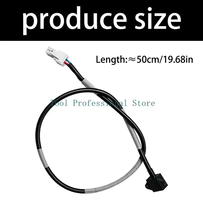 57QF Washing Machine Contact End Cable Piece, 19.68 In Electronic Replacement Part for Washer Service Work and Repair Planning