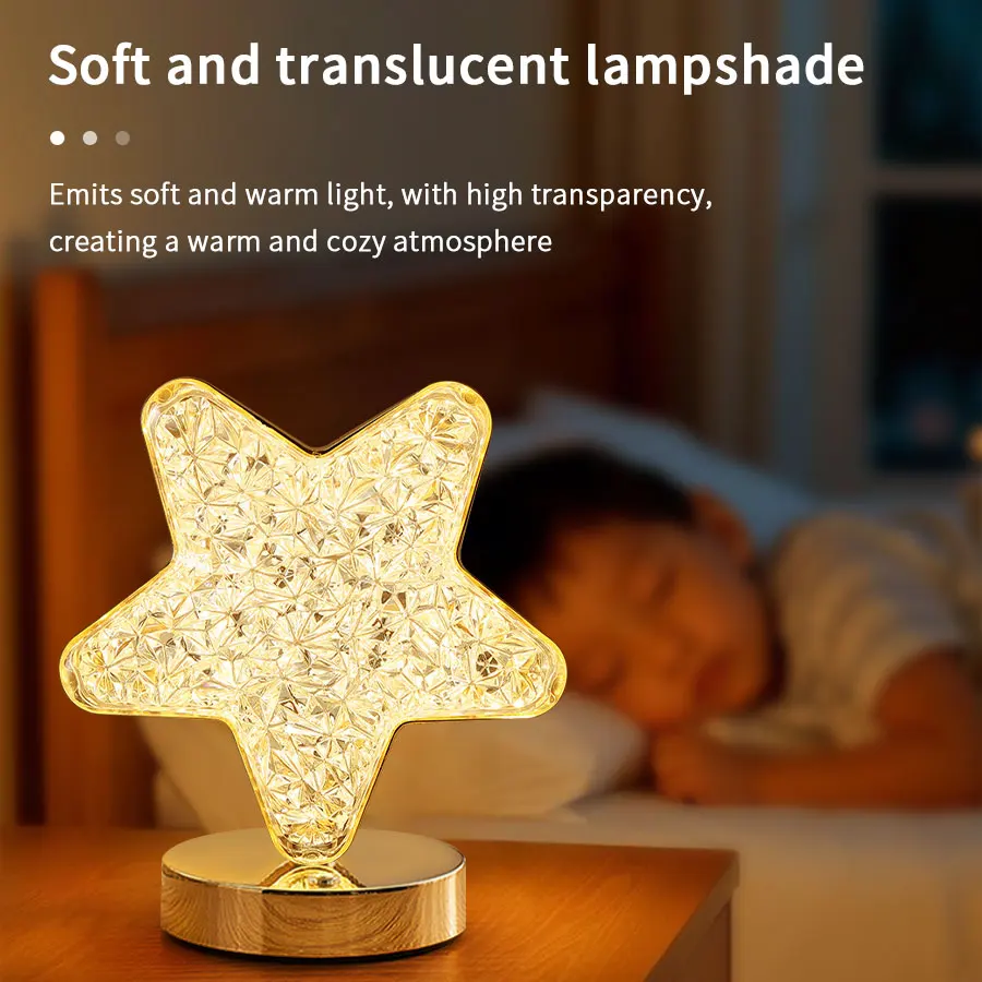 Led Moon Star Tree Topper Light Decorative Night Light With Multiple Lighting Modes Christmas Tree Lamps Ornament For Festivals