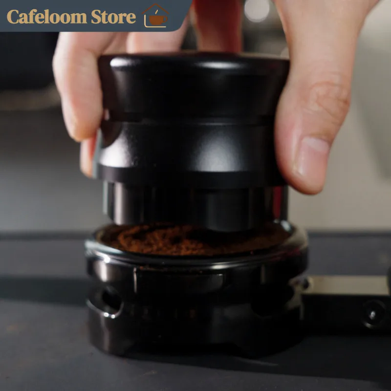 Grand Cru 58mm Coffee Distributor Five Blades Self Leveling Gravity Tamper For Espresso Coffee Maker