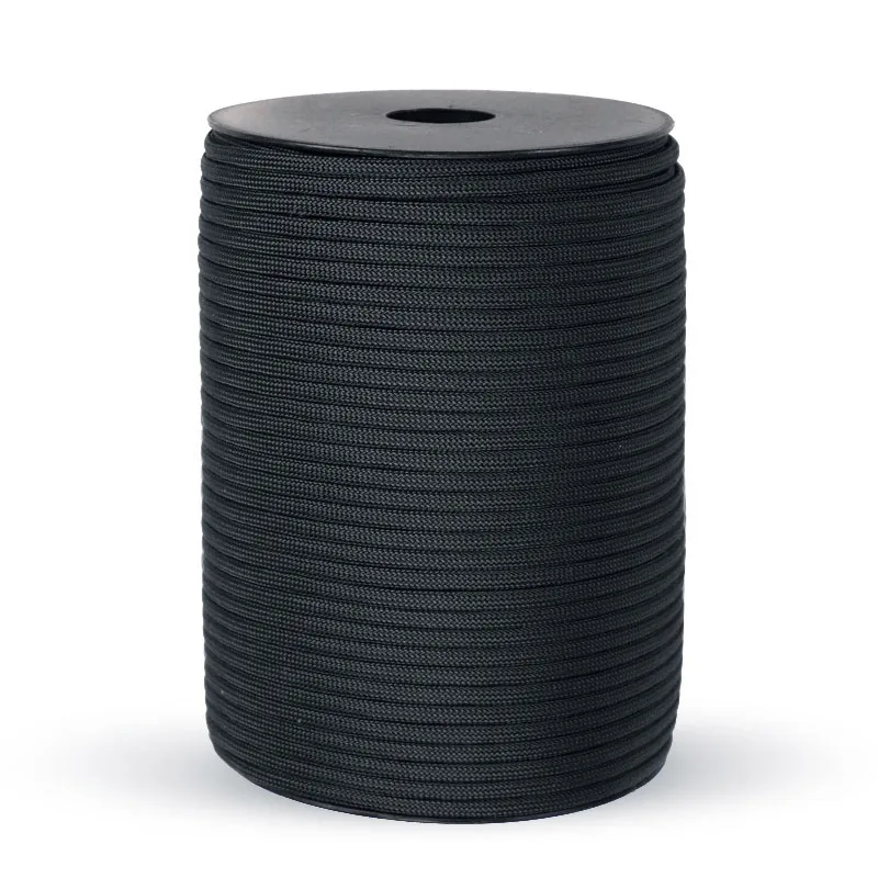 9 Kerne 550 Paracord-Schnur 100 m 328 Fuß Durchmesser 4 mm für Outdoor-Camping-Überlebens-Lanyard Fallschirmseil Wanderzelt-Zubehör – Detail 7