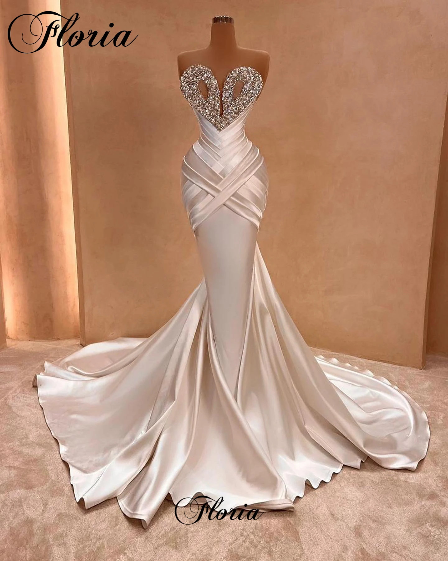 High Fashion Elegant Celebrity Dresses Mermaid Special Designed Red Carpet Runway Dresses Vestidos De Noche Evening Gowns