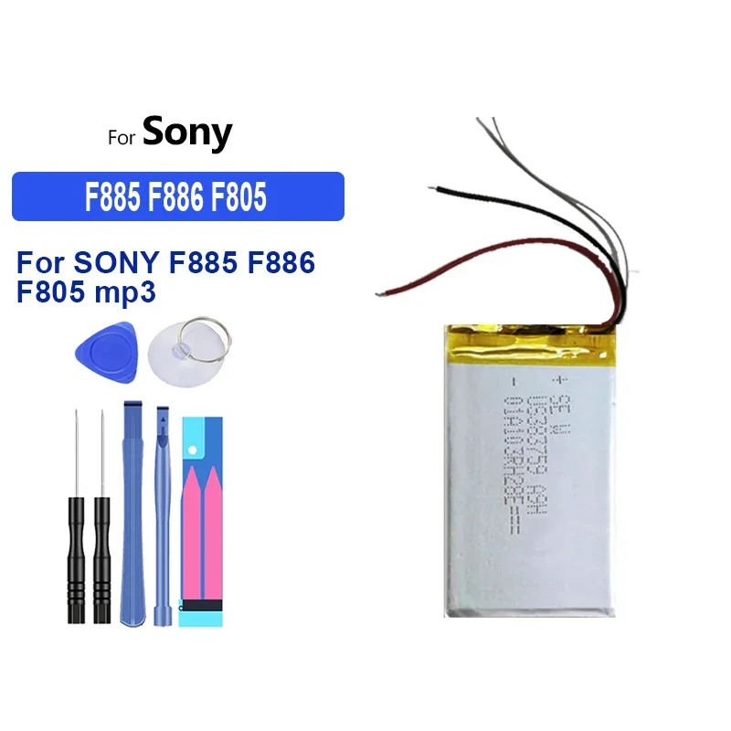 Battery 1400mAh For SONY F885 F886 F805 3 line mp3