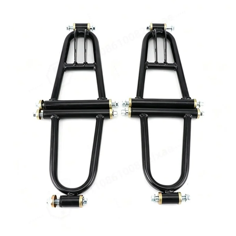 Thickened Round Tube Suspension Control Arm for ATV Quad & Go-Kart, Upper & Lower Ball Joint Swing Arm