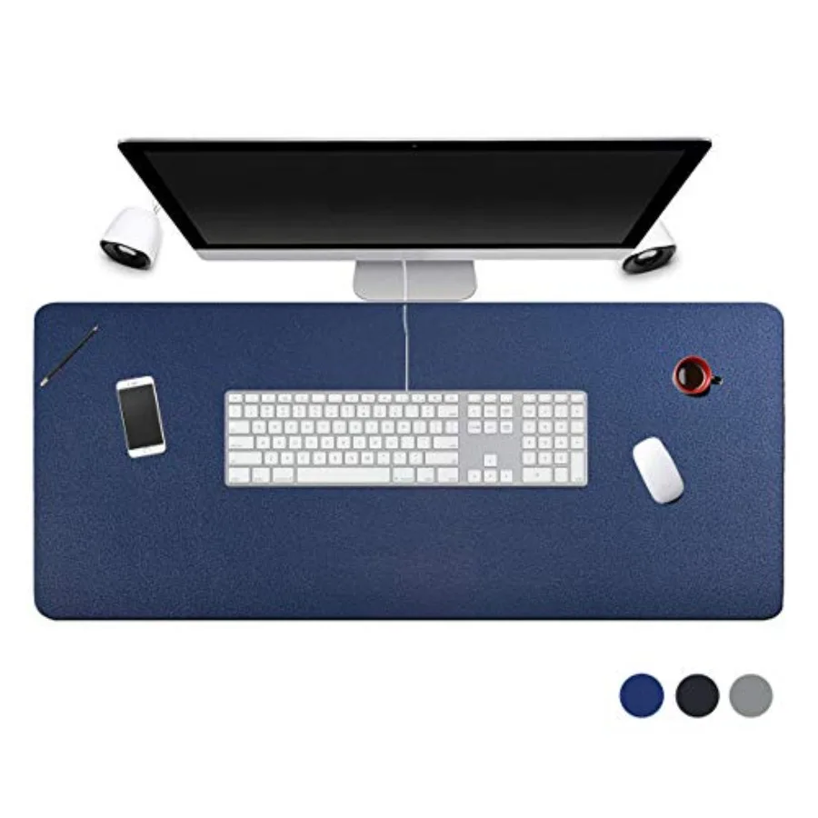 

Desk Pad for Office Home 31" x 13", PU Leather Waterproof Large Desk Writing Mat Organizer, Multifunctional Ultra Thin Dual Use