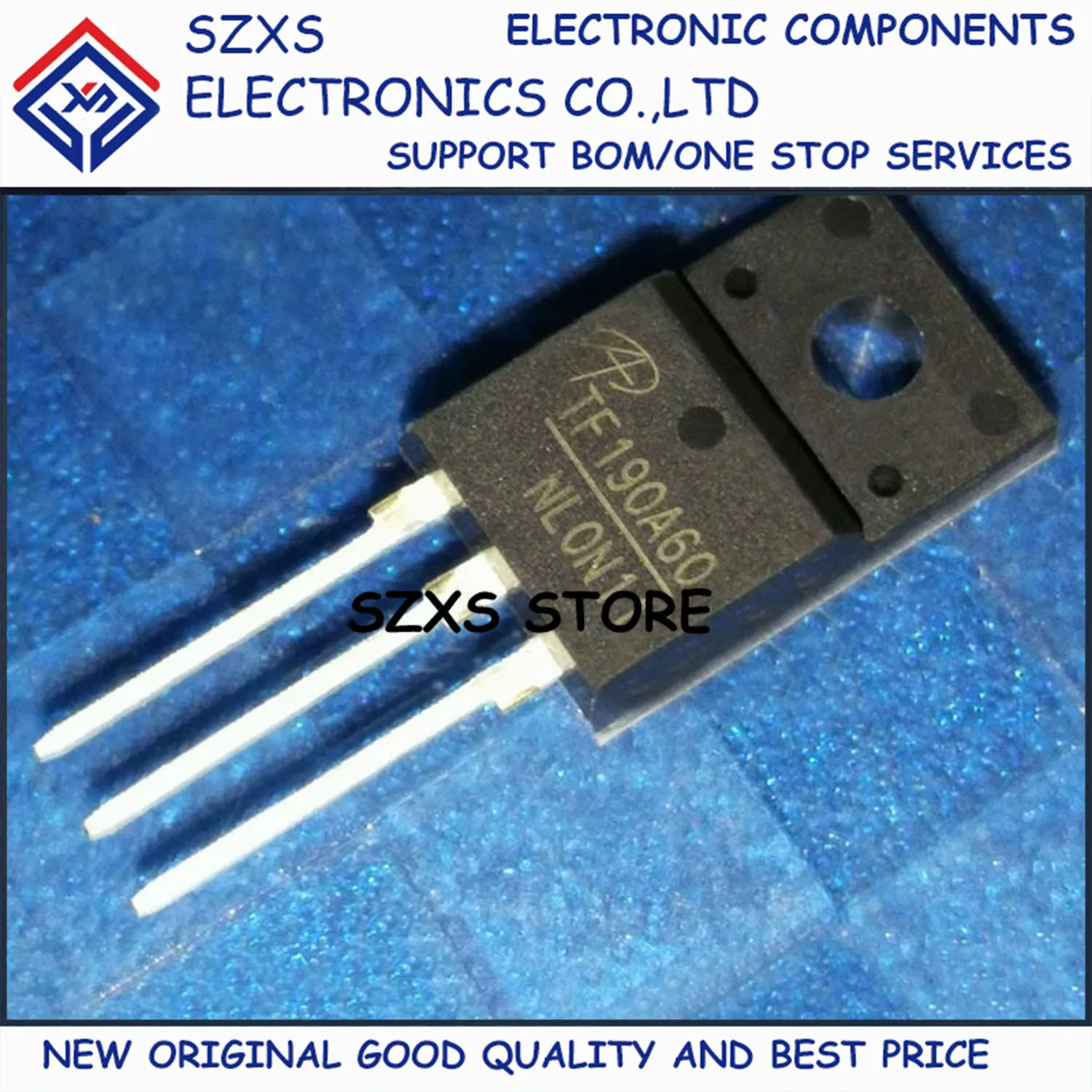 

New Original 10Pcs AOTF190A60L TF190A60 TO-220F 600V 20A MOSFET Field-effect Transistor In Stock Good Quality