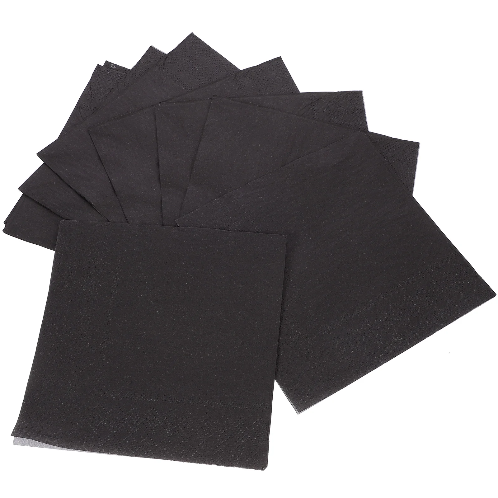 20 Sheets Lunch Napkin Cocktail Napkins Summer Black Thanksgiving Double Layer Venue Setting Props