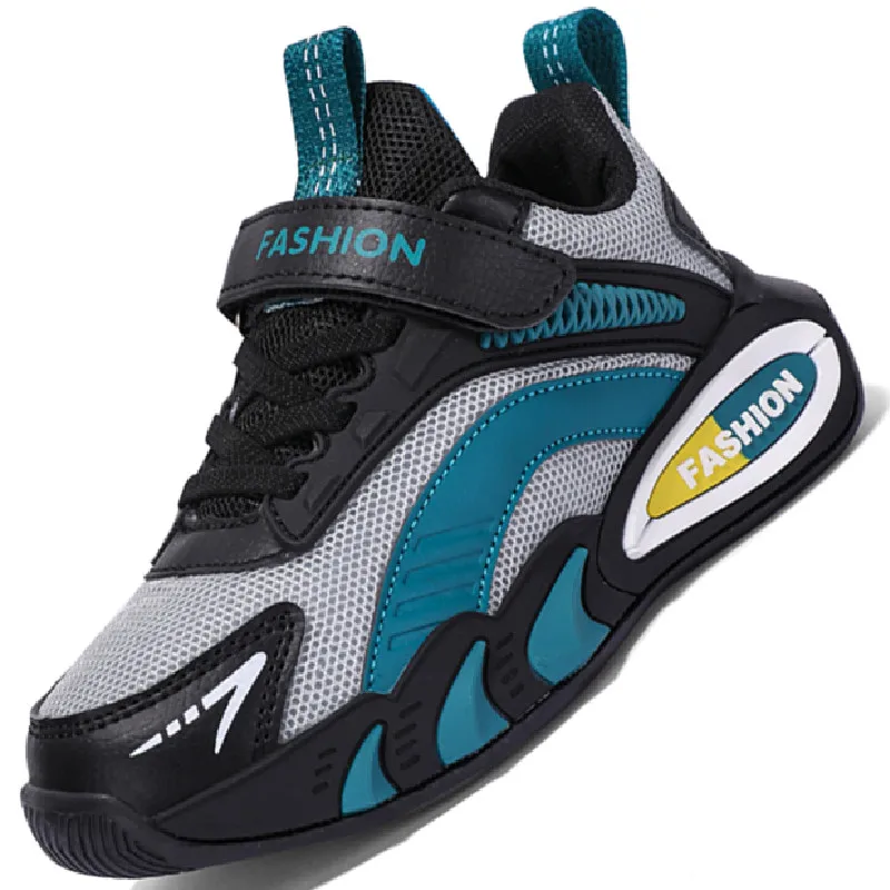 2026 Autumn New Kids Running Shoes Boys Fashion Leather Casual Walking Sneakers Children Breathable Comfort Sport Shoes Outdoor