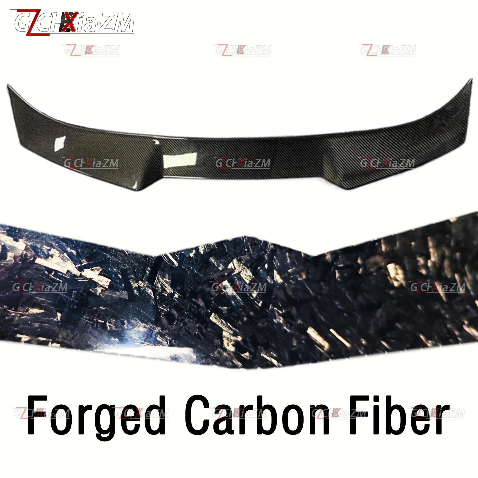 Voor 2019-2025 Audi A7 S7 RS7 C8 Bat Stijl Spoiler Koolstofvezel Materiaal Kofferdeksel Decoratie Kit Staart diffuser Accessoires - afbeelding 1