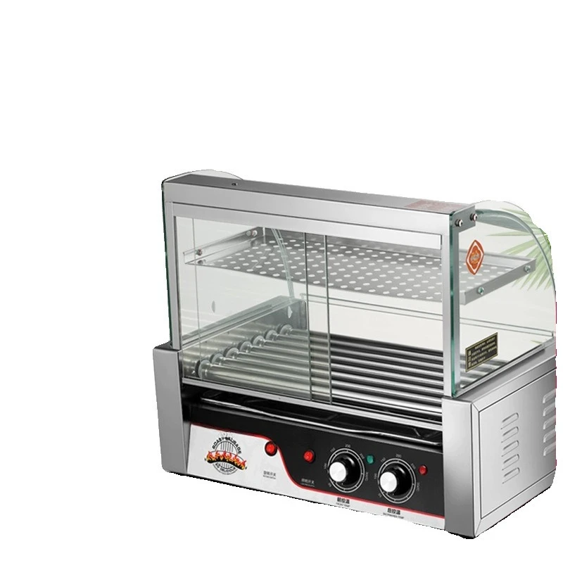 

New sausage grilling machine, commercial fully automatic, constant temperature night market stall