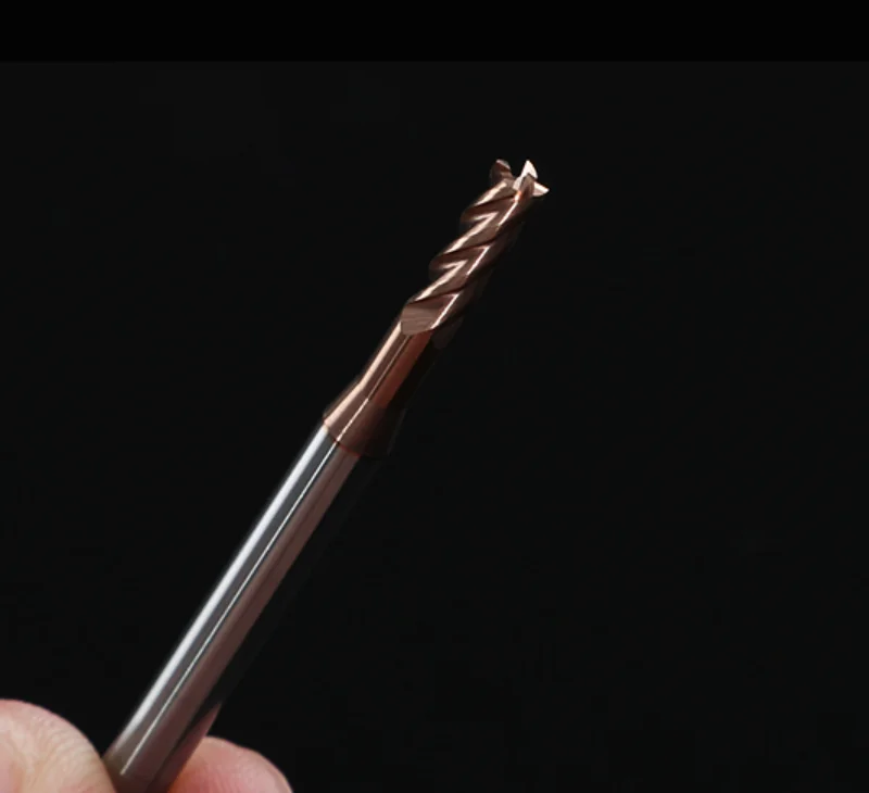 4 الناي HRC55 مايكرو نهاية مطحنة الأخدود العميق Endmill كربيد التنغستن نهاية مطحنة أدوات الكمبيوتر فريسا راوتر بت فريز قاطعة المطحنة