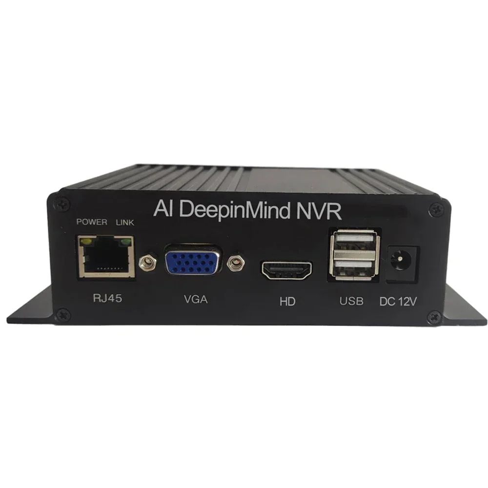 

AI DeepinMind NVR 4 Channel Temp Screening Management System Network Video Recorder Face Recognition