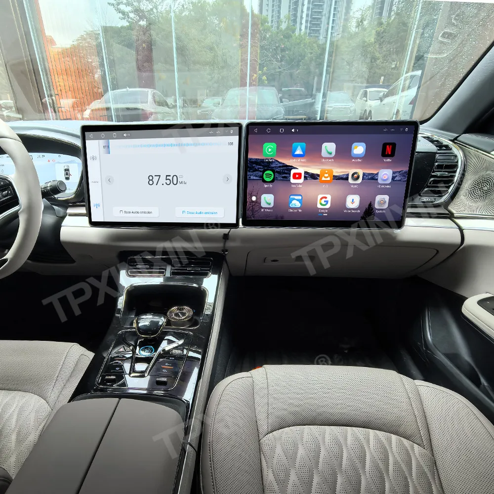 

Автомобильные аксессуары, радио для BYD Han 2020-2025, Android, GPS-навигация, мультимедийный стереоприемник, головное устройство, автономные карты