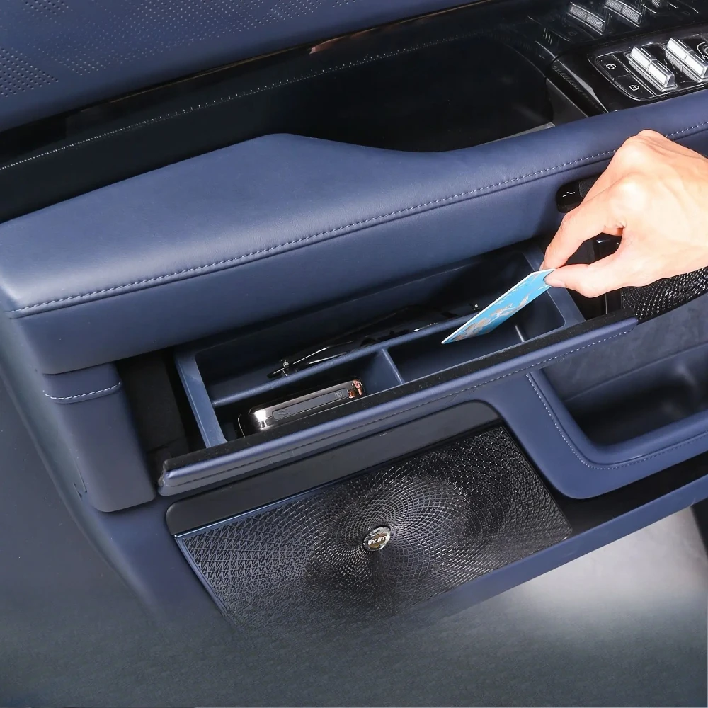 

Car Door Hidden Silicone Storage Box Waterproof Anti-Dirty Four Doors Organizer Pad Interior Accessories For Zeekr 9X 2025 2026