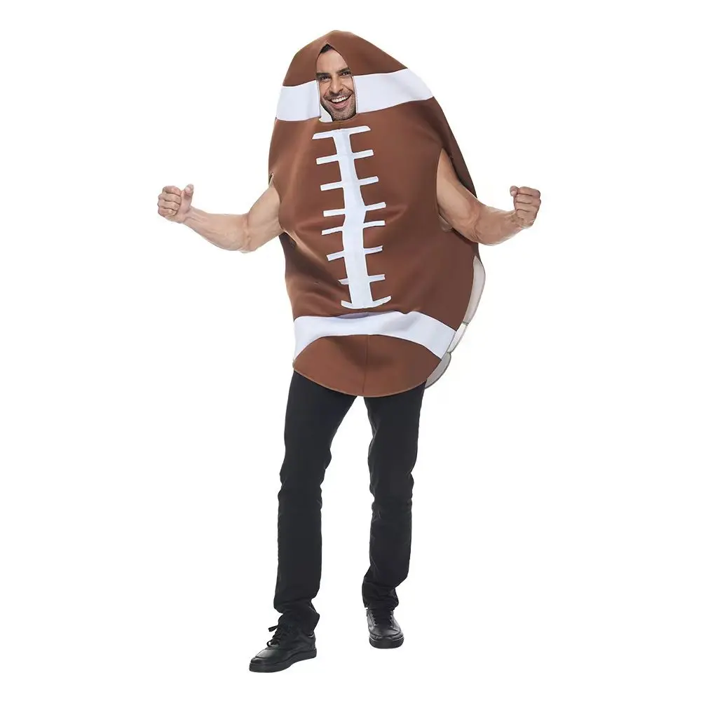 Adult Football Cosplay Costume Sport Meet Festival Funny Mascot Dress Up Clothes Cheerleader Atmosphere Outfit 2024 Men Women