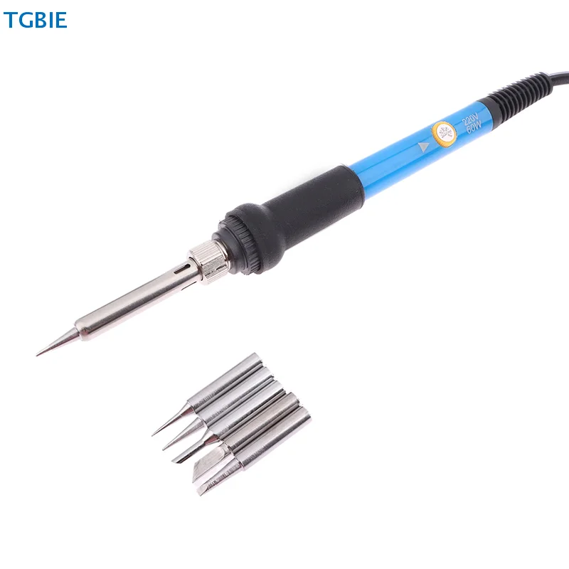 

Электрический паяльник с регулируемой температурой 220В 60Вт, многофункциональная паяльная станция для ремонта и пайки, инструменты для нагрева и восстановления.