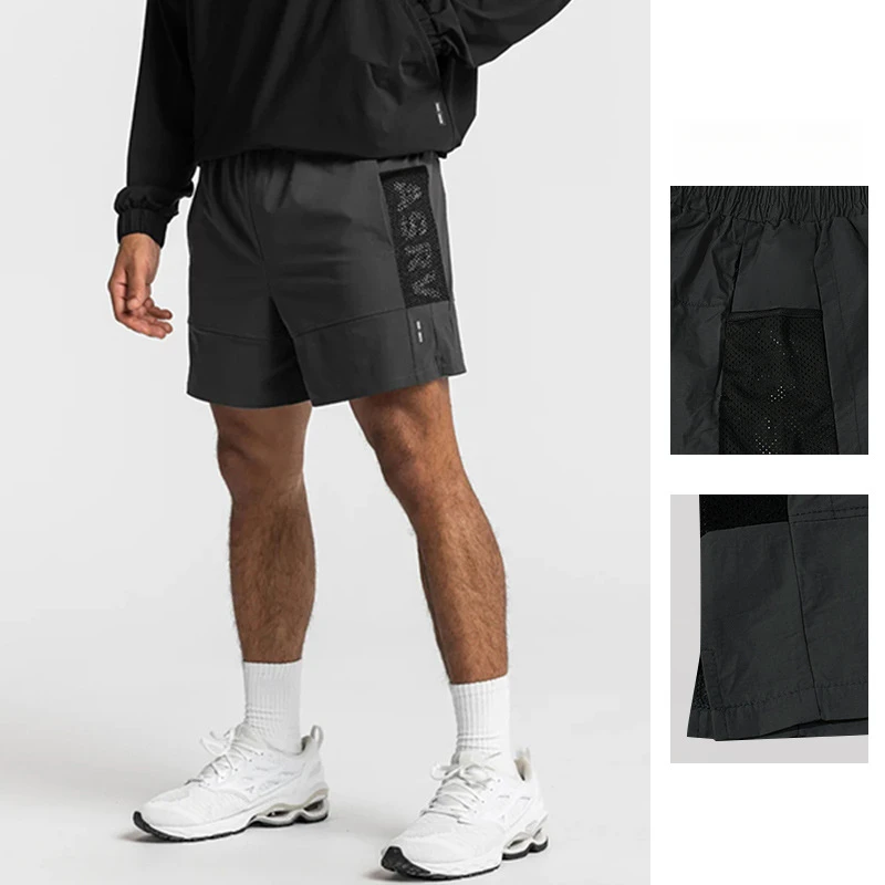

Men's Quick Dry Basketball Shorts Summer Lightweight Gym Jogger Sports Fitness Casual Elastic Waist Polyester Running Shorts