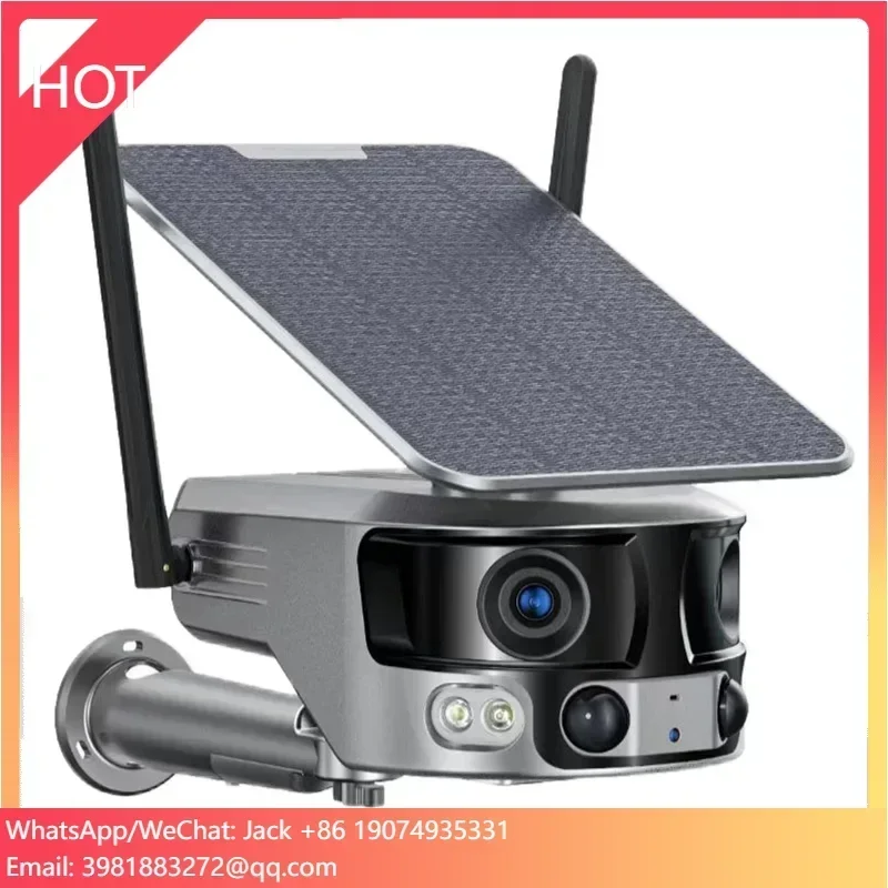 Profesional 4K 8MP 4G Batería Energía Solar Binocular Paronámica IP Cámara Bullet Soporte Tarjeta Sim