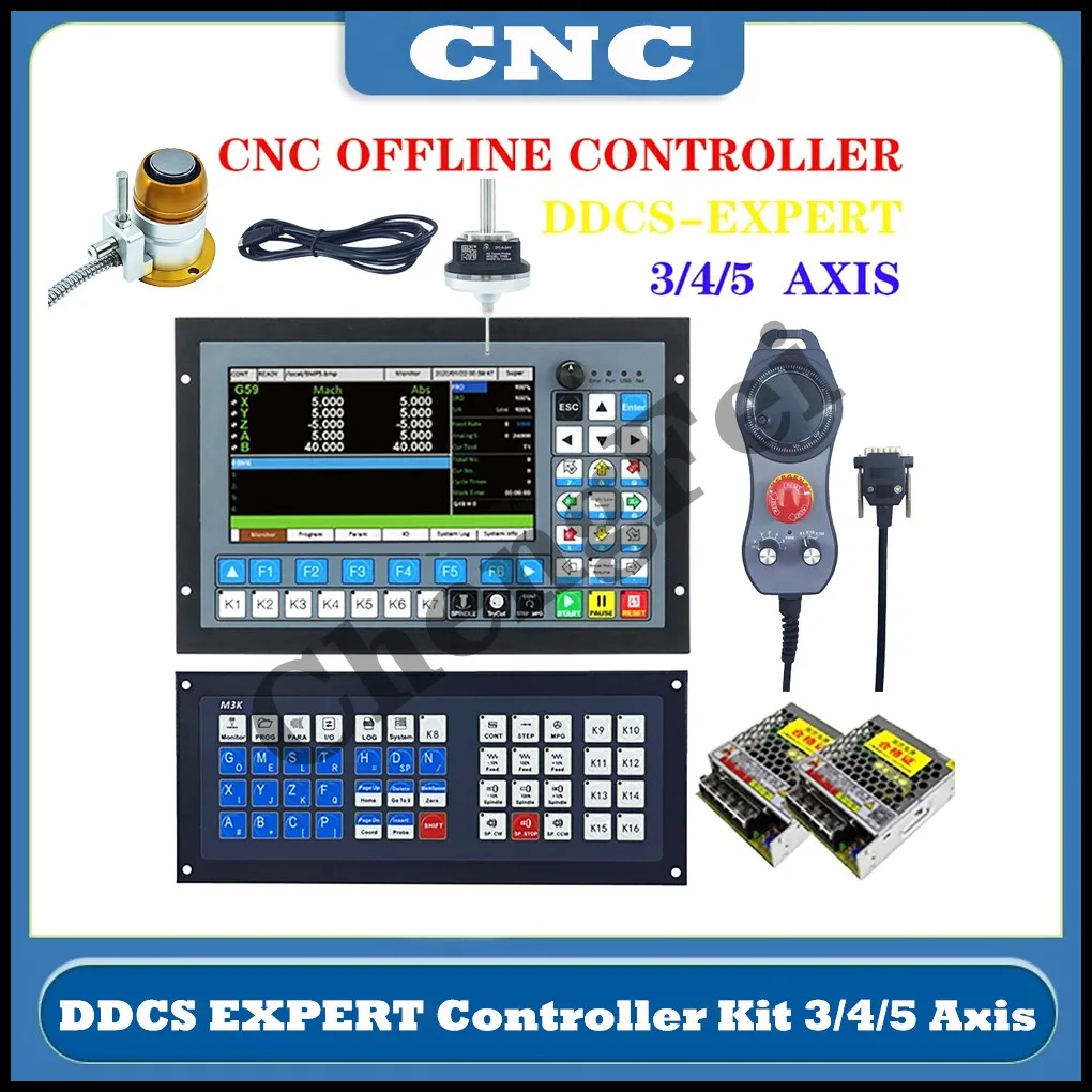 

NEW DDCS-EXPERT/M350 CNC off-line controller 3/4/5 axis kit is used for CNC machining and engraving, replacing mach3 DDCSV3.1