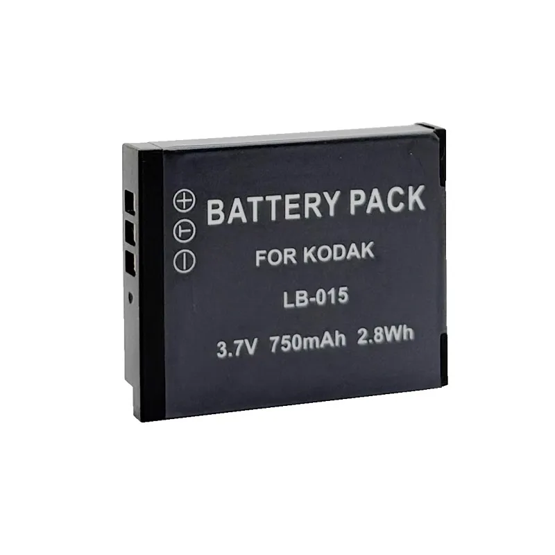 New 3.7V 750mAh LB-015 Camera battery For KODAK PIXPRO WPZ2 Rugged Waterproof Digital Camera Replacement Battery