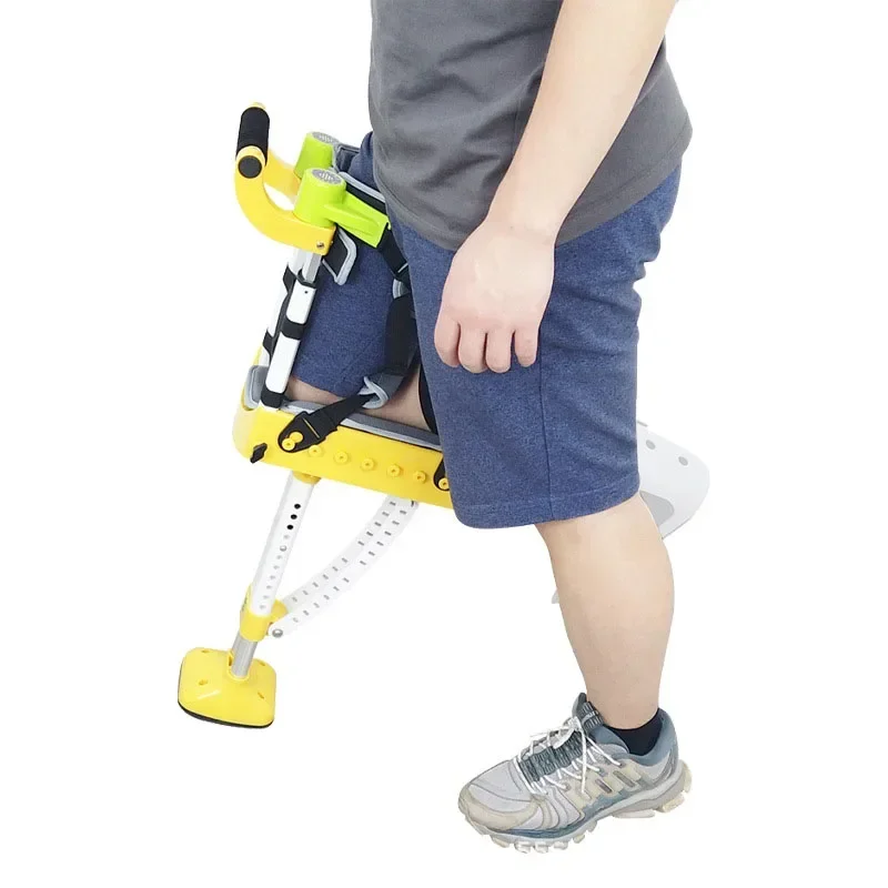High quality aluminum crutch adjustable fracture walker brace in knee for disable people fast shipping