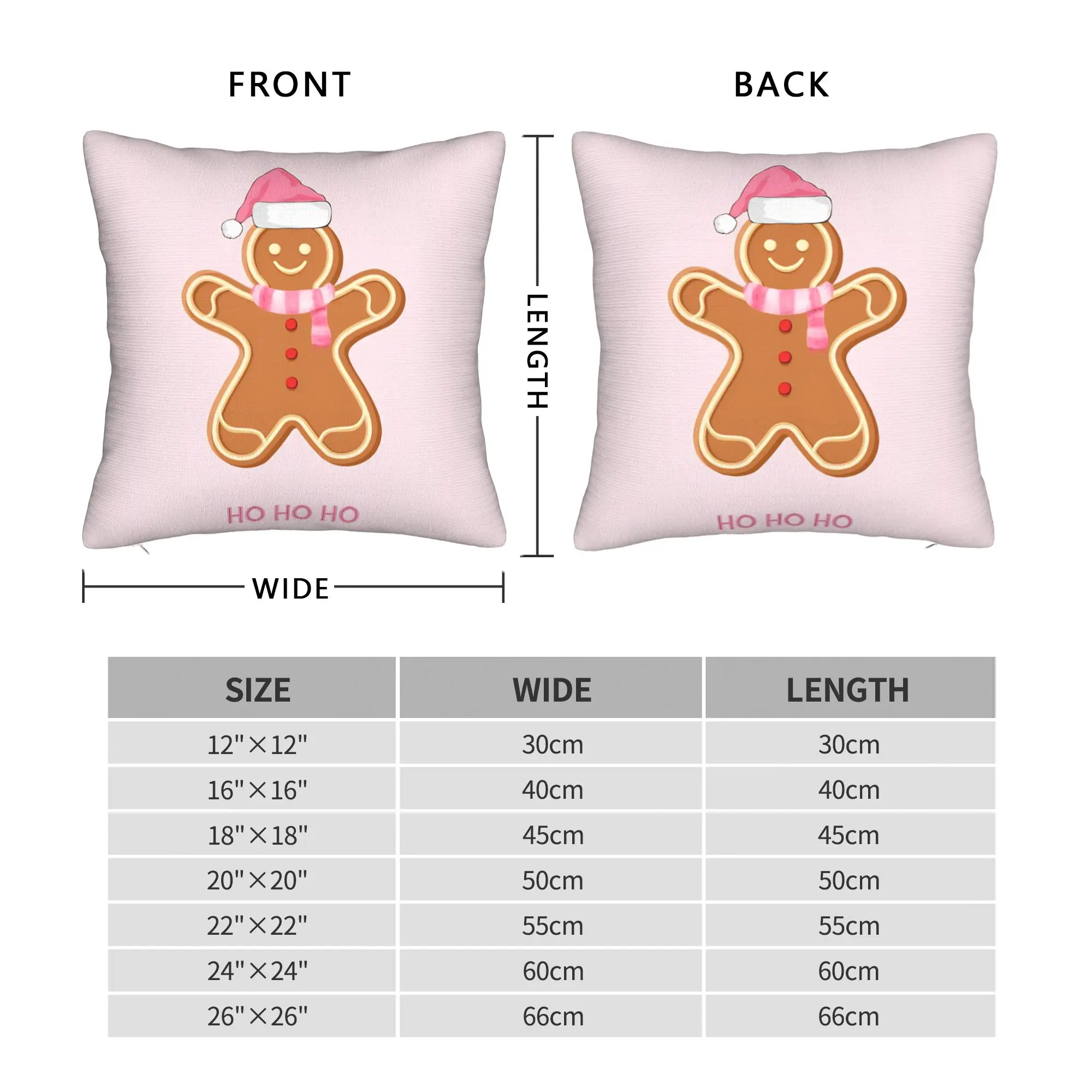 عيد الميلاد الزنجبيل كيس وسادة غطاء وسادة مضحك مريح سادات ل أريكة الأريكة سرير غرفة المعيشة #3