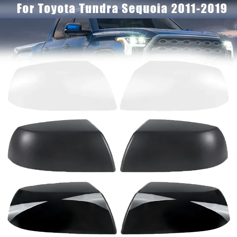 

Side Door Wing Rearview Mirror Cover Cap For Toyota Tundra Sequoia 2011 2012 2013 2014 2015 2016 2017 2018 2019 Car Accessories
