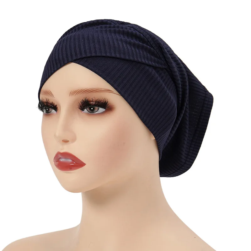 

Elastic Inner Hat Muslim Hijabs Women Underscarf Cotton Bone Bonnet Arab Tube Islam Arab Turban Beanie Headwrap Wrap Solid Color