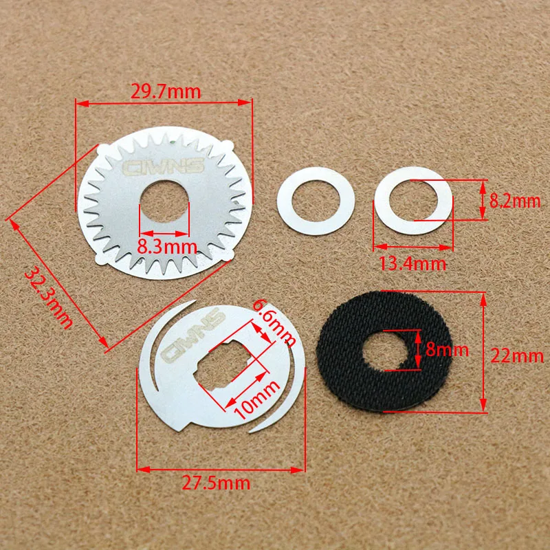 For KASTKING Royale Legend II Drag Clicker Drum wheel Soft Sound Gasket Baitcast Reel Modification Fishing Wheel Accessories