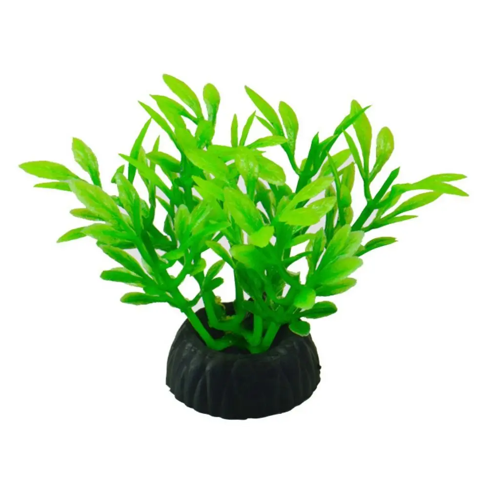 Decorative Artificial Aquatic Plants Mini Simulation Water Weeds Ornament Lifelike Plastic Artificial Seaweed Landscaping
