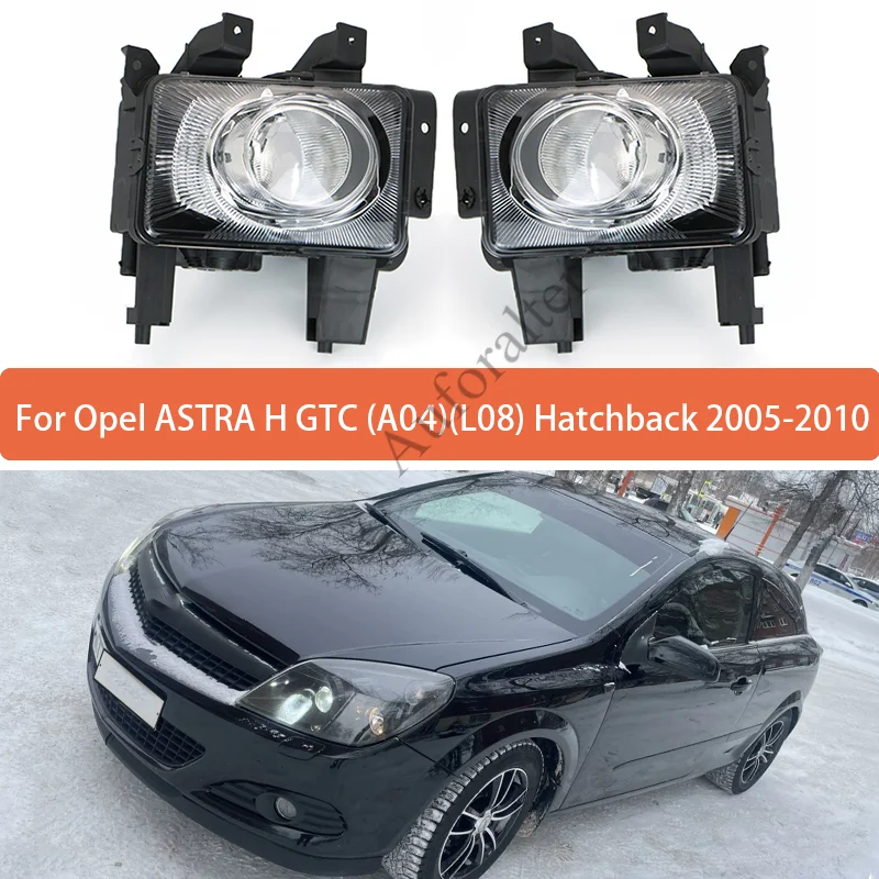 

Pair Left&Right Fog Lamp For OpeI ASTRA H GTC(A04)(L08) Hatchback 2005 2006 2007 2008 2009 2010 Front Bumper Anti Fog Light