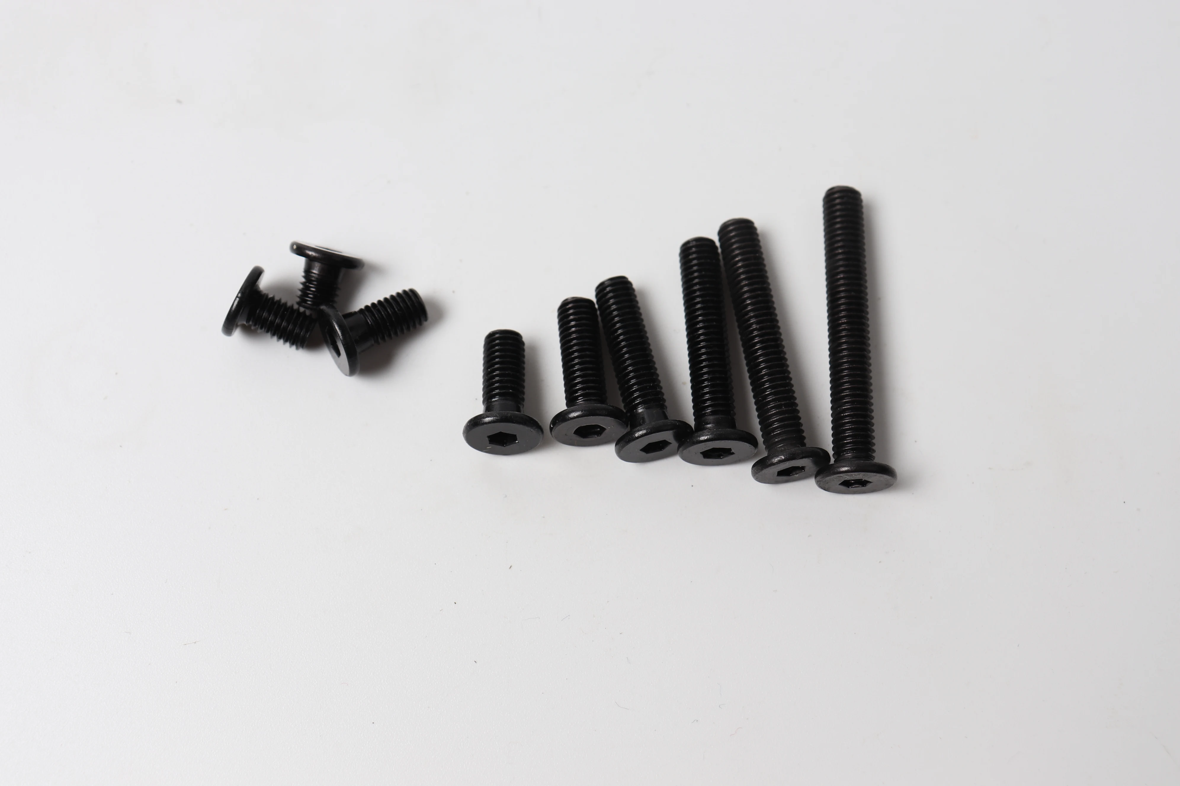 Further Y400/120 laser 3D printer parts 20pcs M5 Low Profile Screws M5*6/8/10/12/15/20/25mm black color M5 Low Profile Screws