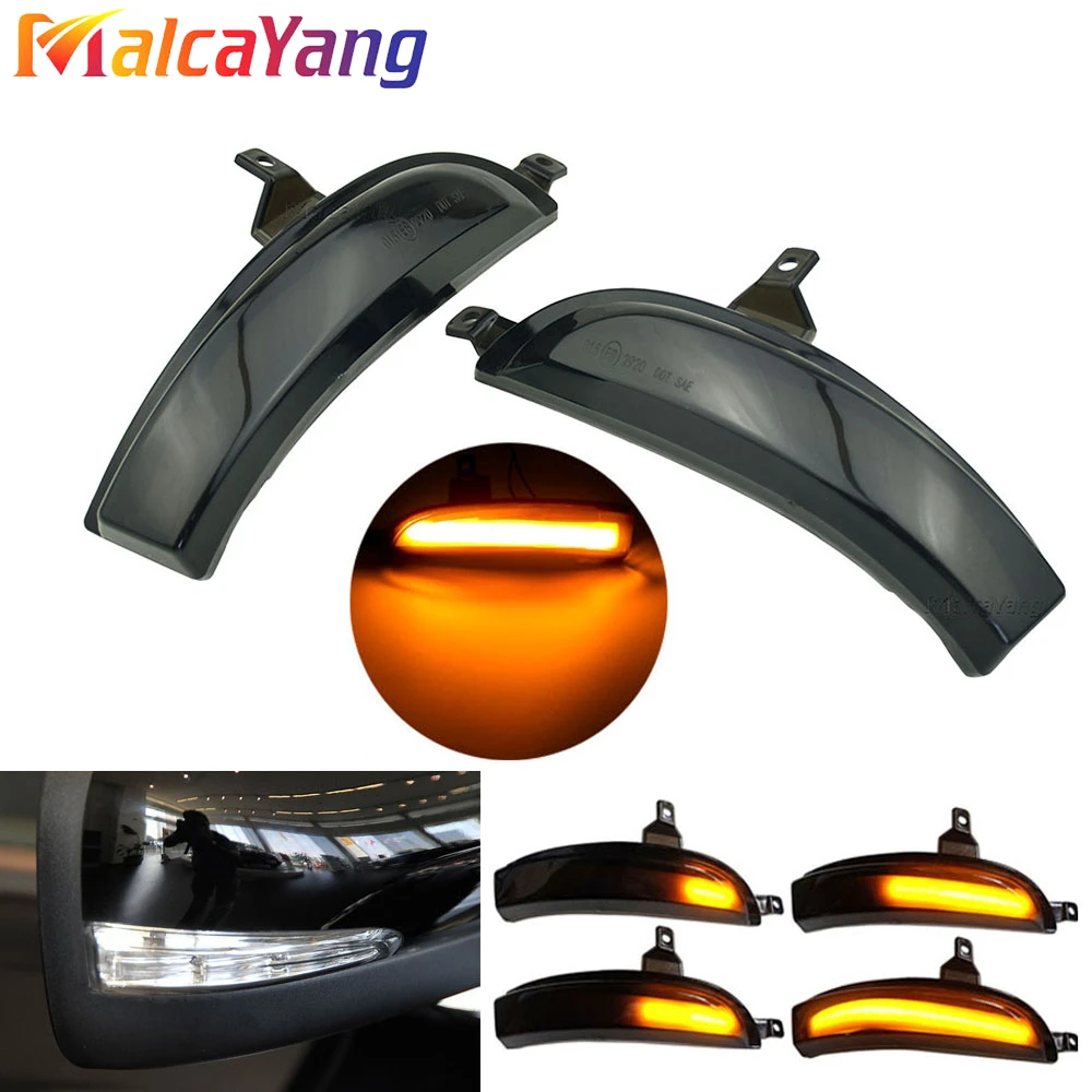 1Pair LED Dynamic Turn Signal Side Mirror Indicator Sequential Light For Renault Koleos HY 2011-2017 1st Gen. Facelift Model