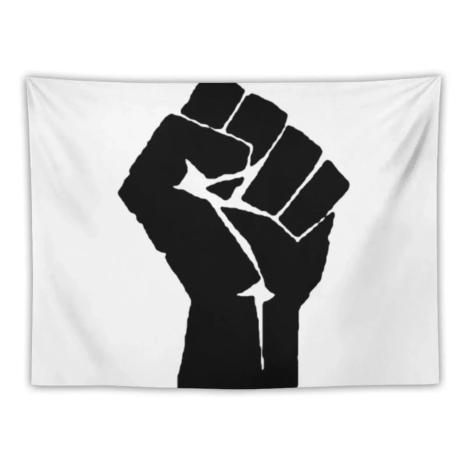 Black Power Fist Tapestry Room Decor Aesthetic Bedroom Decorations Decorative Paintings Tapestry