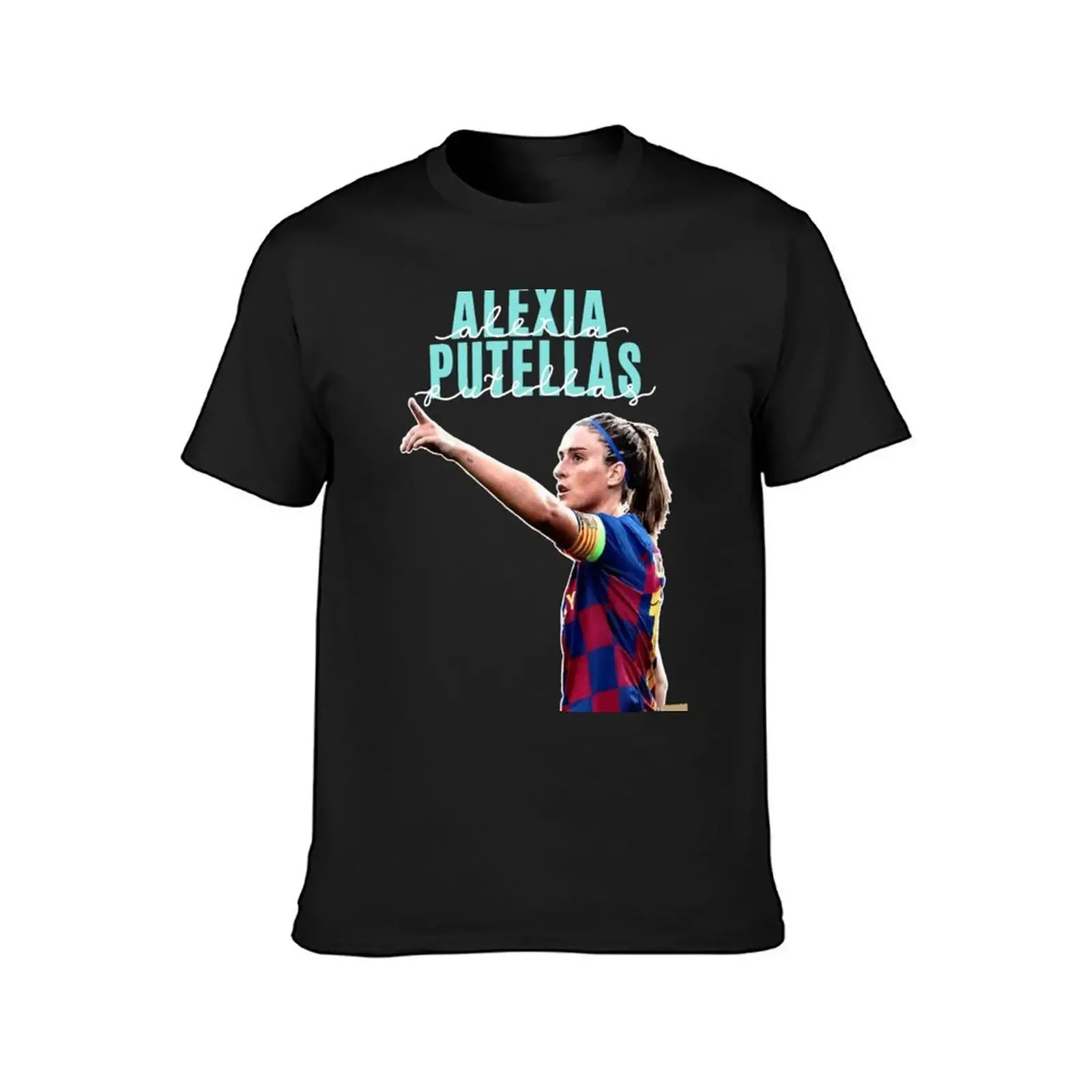 Alexia Putellas T-Shirt anime clothes for a boy Short sleeve tee men