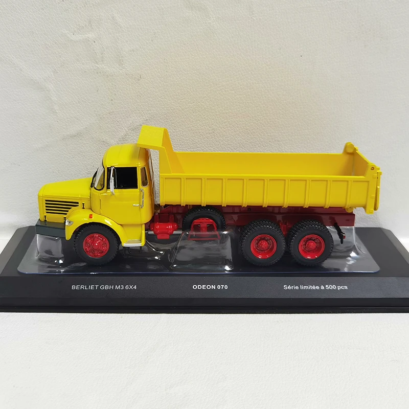 Diecast 1:43 Scale BERLIET GBH M3 6*4 Dumper Truck Simulation Alloy Car Model Toys Vehicle Collectible Souvenir