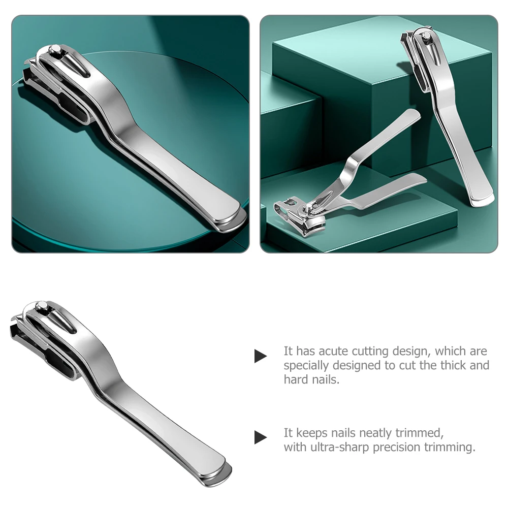 

Rotatable Stainless Steel Nail Clipper A3 Large Size Professional Manicure Tool For Men And Women Durable Easy Clean