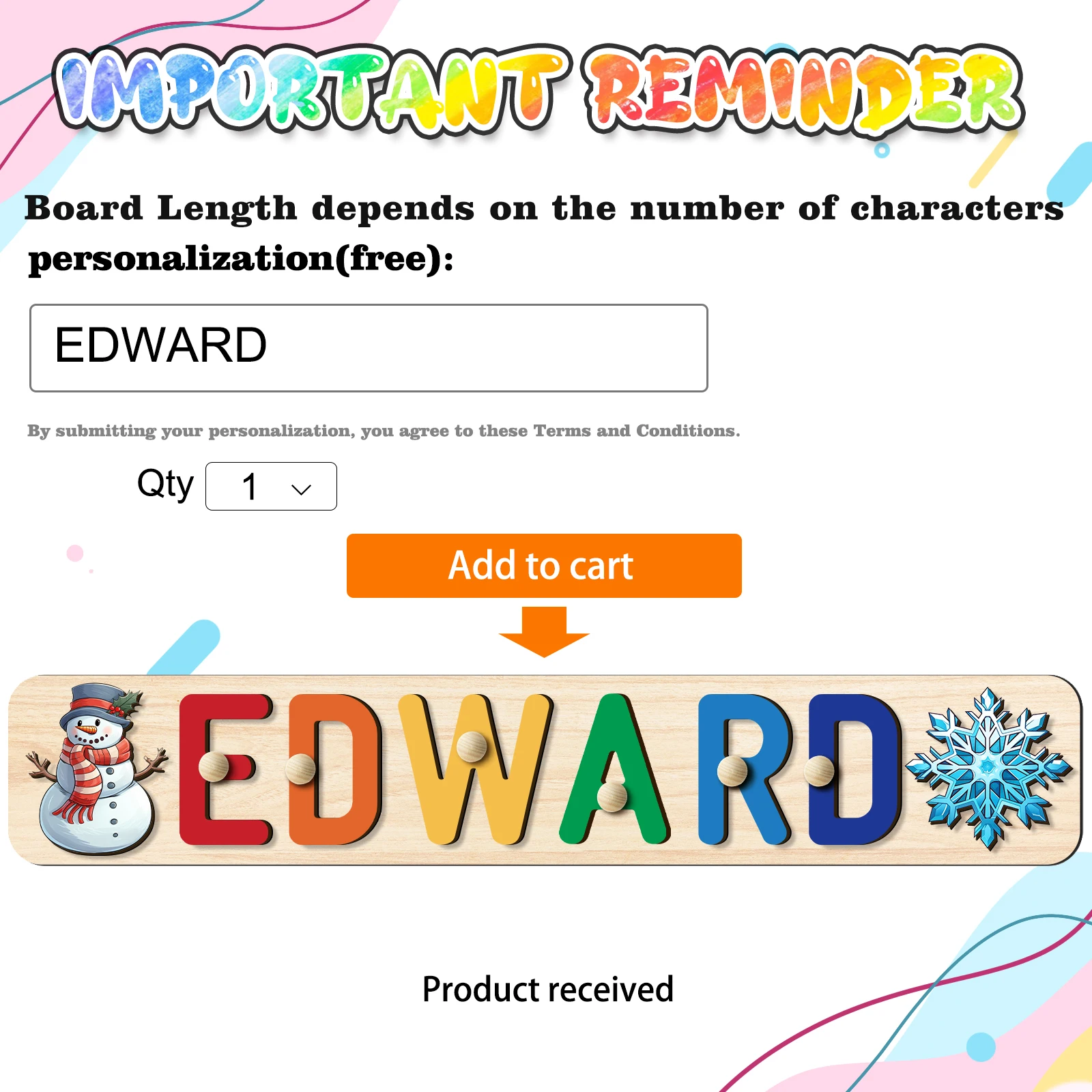 Custom Wooden Name Puzzle: Personalized Christmas Gift for Children - A Unique Keepsake for the Holiday Season