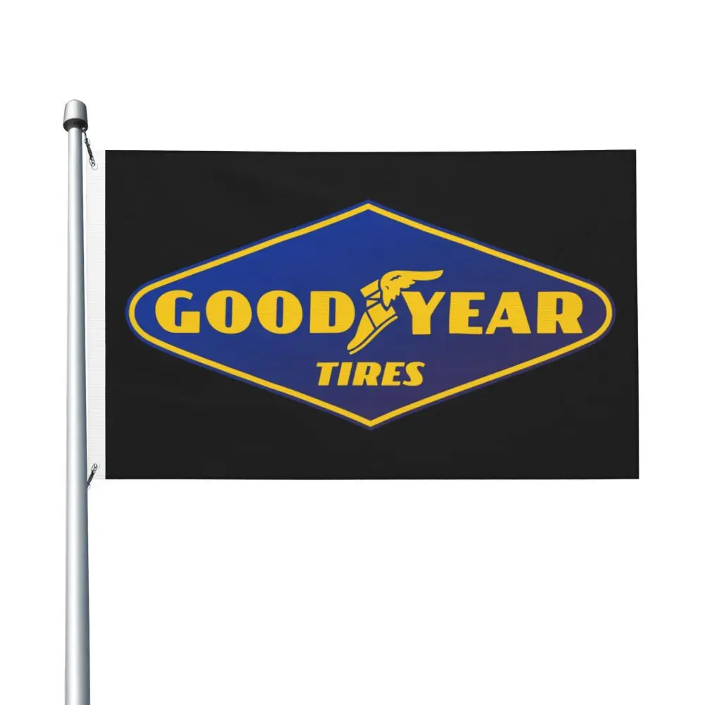 НОВЫЙ двухсторонний баннер Goodyear, флаг Бриз, садовый флаг, декоративный флаг, баннер для вечеринки, 3x5 футов (90x150 см)