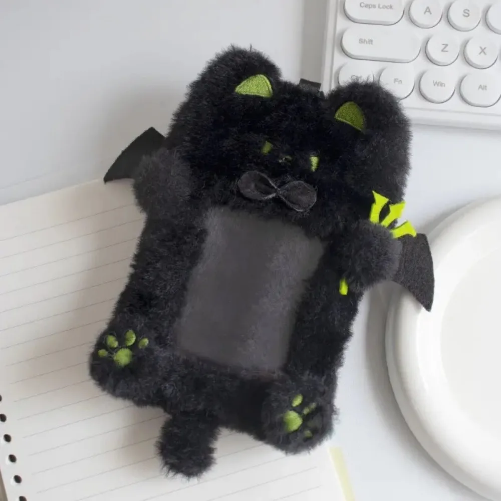 

Многофункциональный футляр для фотокарточек с мультяшным дизайном: кролик с большими ушами/бордер-колли, для карт с изображением кролика/собаки/кошки, для школы и офиса