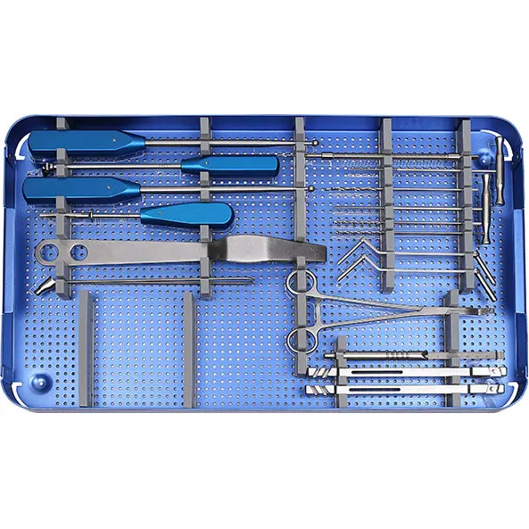 

Basic Orthopedic Surgical Instruments Stainless Steel Pelvic Reconstruction Plate Instrument Set for Facture Medical Surgery