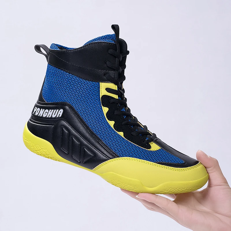 New Boxing Shoes Men Wearable Boxing Boots Light Wrestling Sports Shoes Anti Slip Wrestling Boots