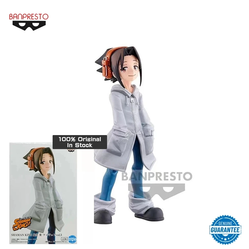 

Genuine Original Banpresto 14cm Anime Shaman King Yoh Asakura Collectible Action Figures Toys Model Gifts Ornaments Wholesale