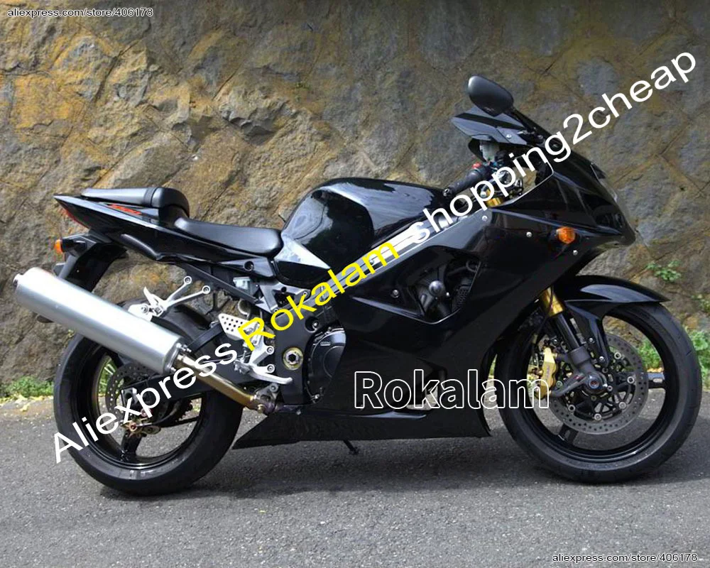 

All Black For Suzuki GSXR1000 Fairing 03 04 K3 GSX R1000 2003 2004 GSXR 1000 K3 Fairings For Sales (Injection Molding)