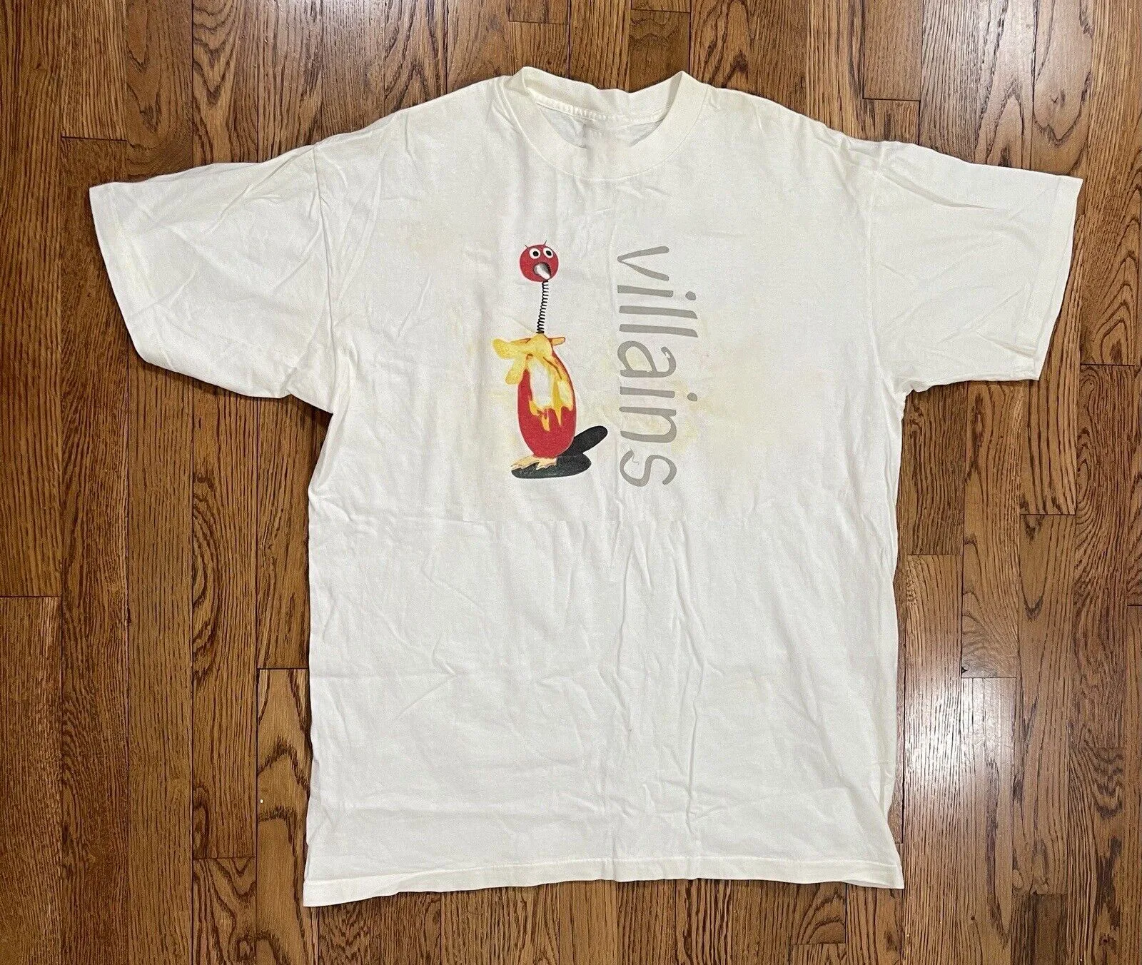 The Verve Pipe Villains White Tour Album Short Cotton Unisex Tee Shirt MC324