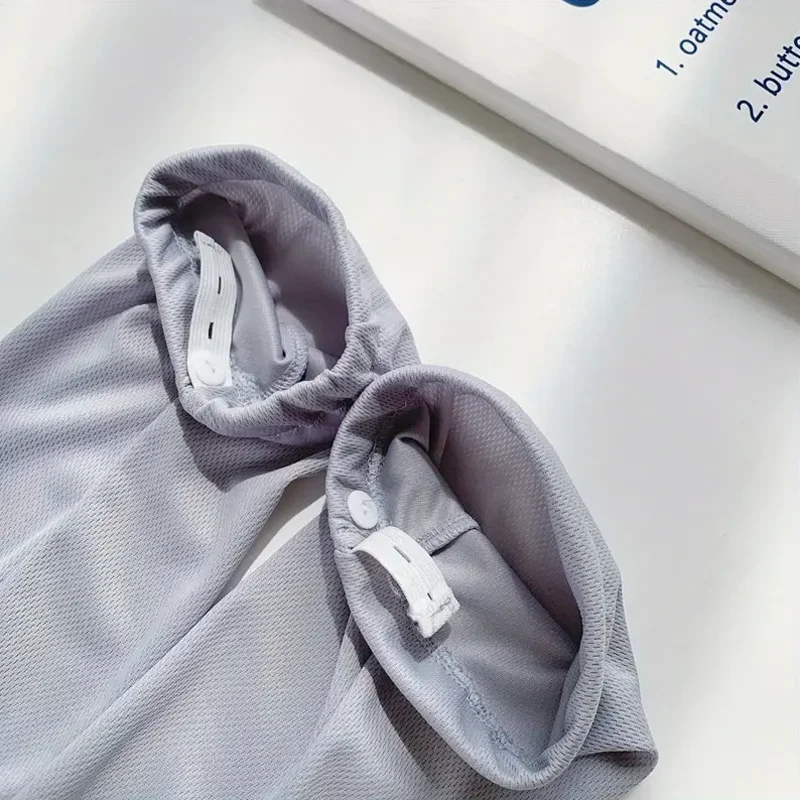 قفازات نسائية صيفية واقية من الشمس قابلة للتنفس على شكل حدوة حصان للحماية من الأشعة فوق البنفسجية، قفازات قيادة سريعة الجفاف في الهواء الطلق #4