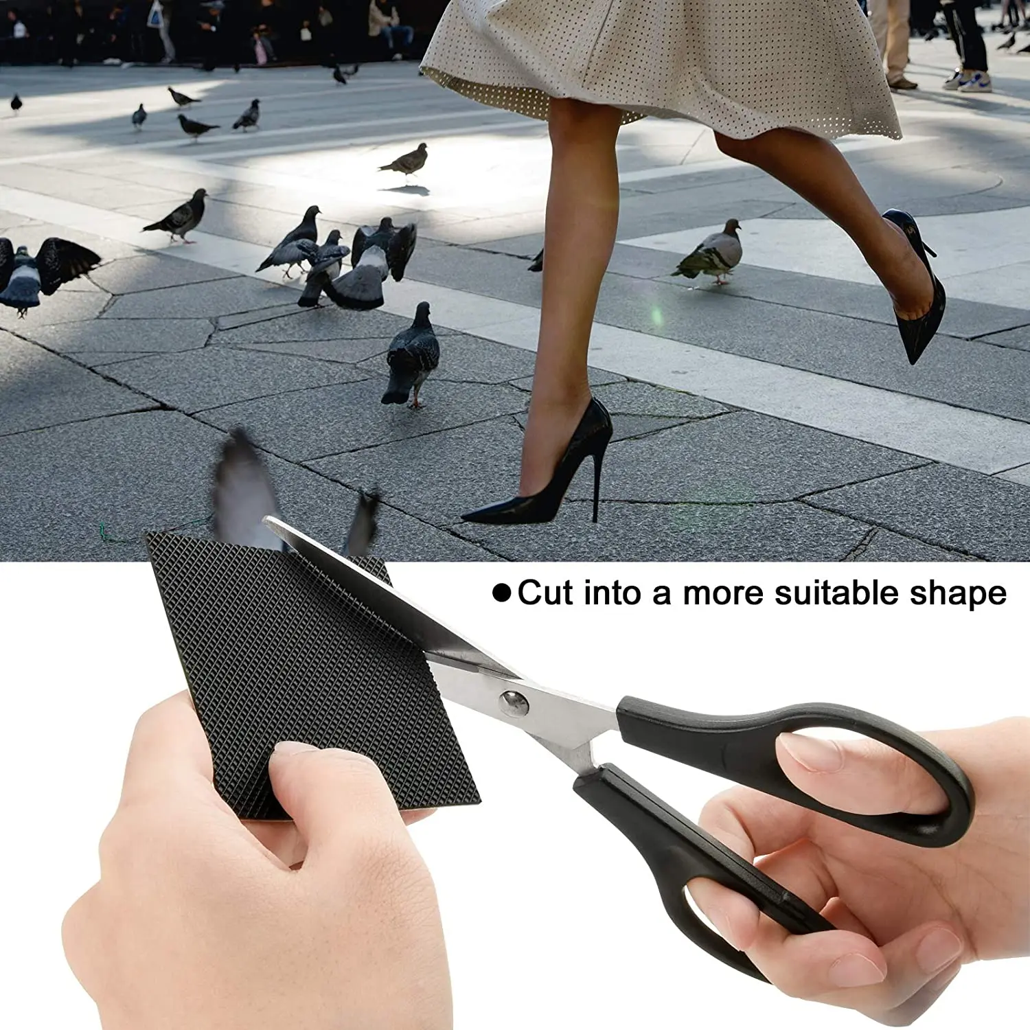 2/10pcs Anti-slip Sole Protector High Heel Sandal Outsole Pad Oxford Frosted Sticker Non-slip Shoe Bottom Patch Pads Stickers