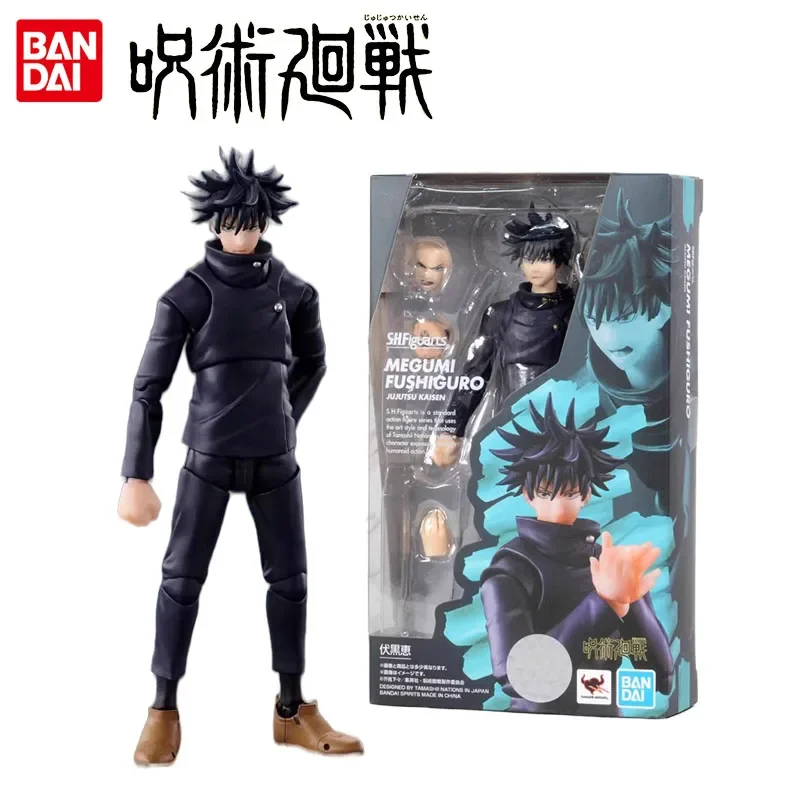 

Bandai Genuine Jujutsu Kaisen Anime Figure S.H.Figuarts Fushiguro Megumi Action Toys for Kids Christmas Gift Collectible Model