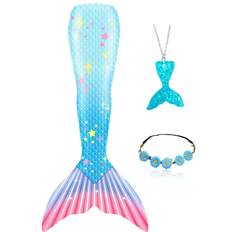 성인 어린이 수영 인어 꼬리 핀 추가 할 수있는 할로윈 의상 선물 소녀 여성 수영복 비치 비키니 착용 수영복