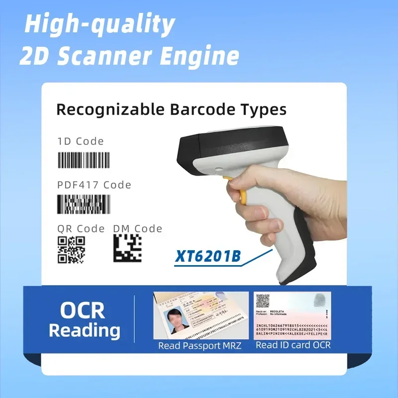 XT6201B XTIOT Passport Scanner Hotel Airport Finance Security Access Control Ocr Tech Id Cards Driver Licence Visa Card Reader