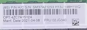 

For 64G 2RX4 PC4-3200AA-RDIMM 4ZC7A15124 02JG340